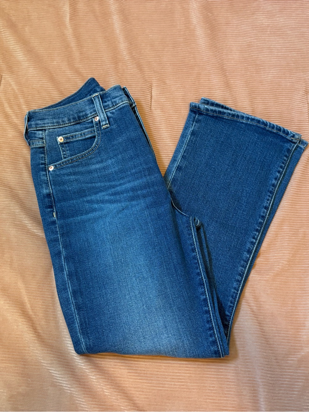 GAP Women's Dark Blue Kick Fit Jeans